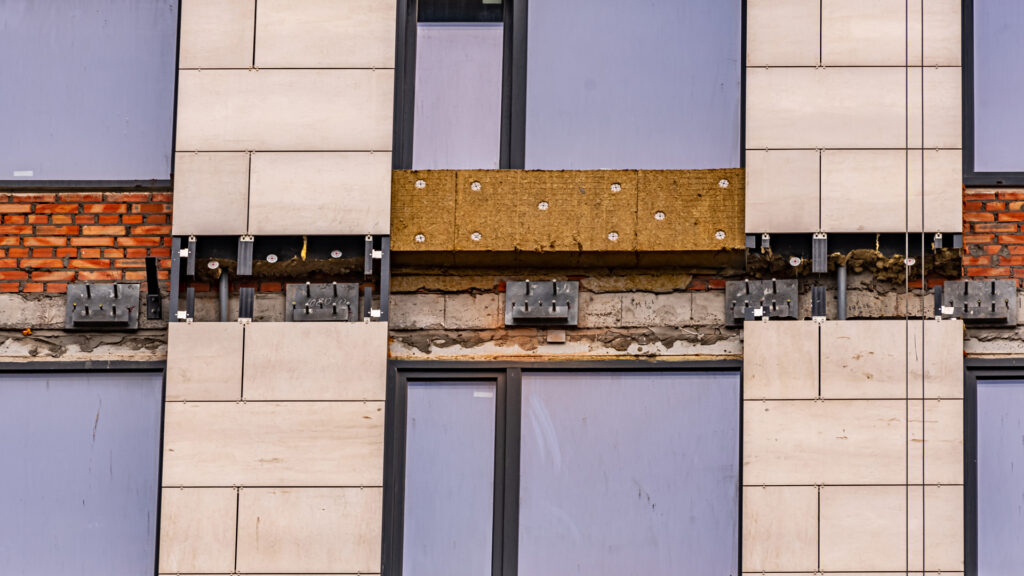 Metal structures for a fire belt