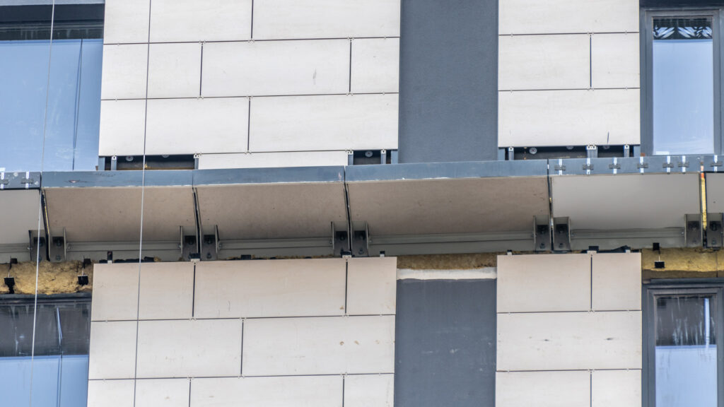 Metal structures for a fire belt